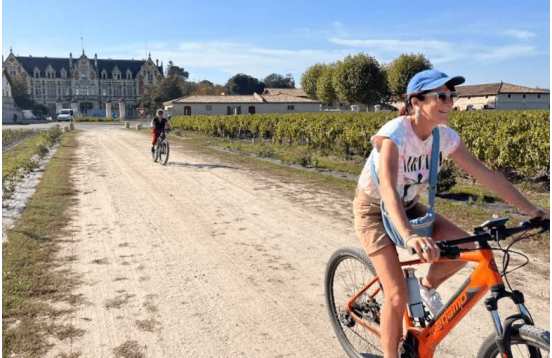 Biking day in the Medoc region