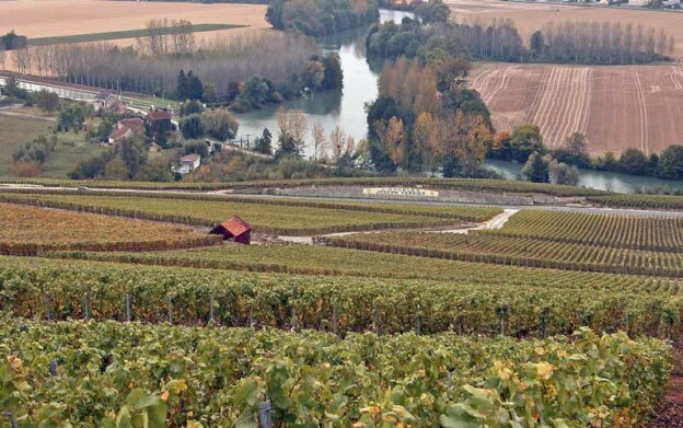 Itinéraire sur la route touristique du Champagne